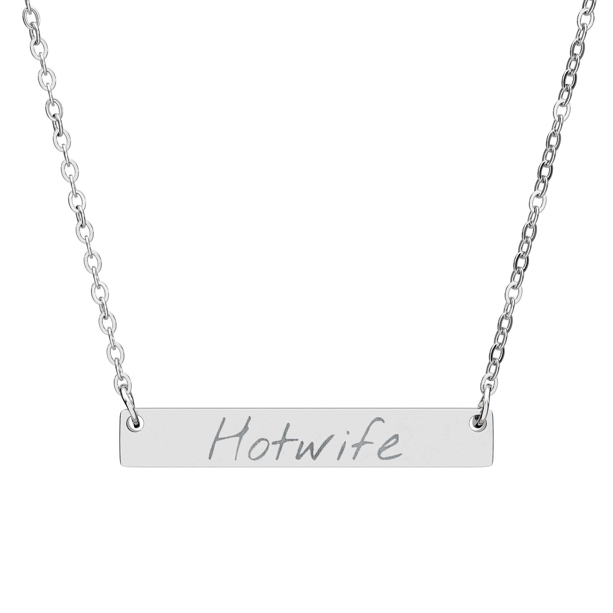 Hotwife | Horizontal Bar Necklace