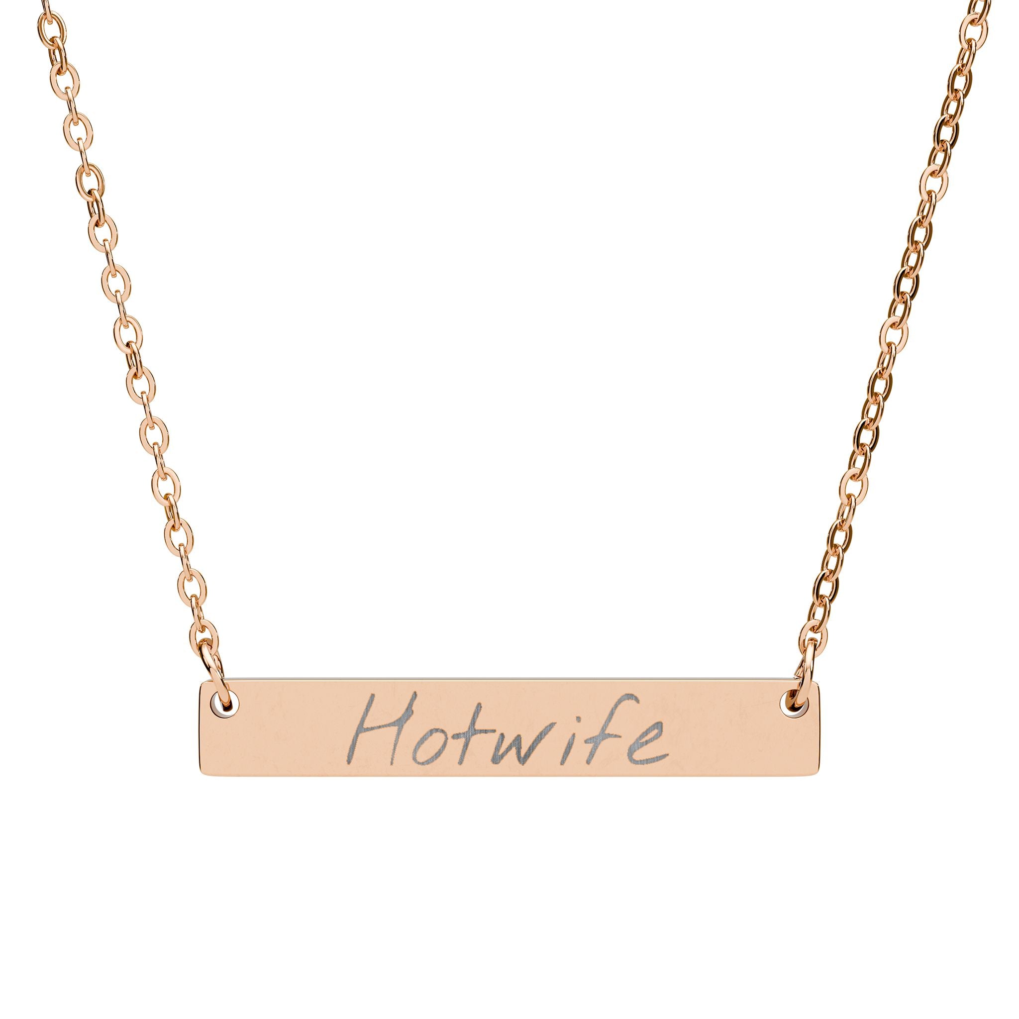 Hotwife | Horizontal Bar Necklace