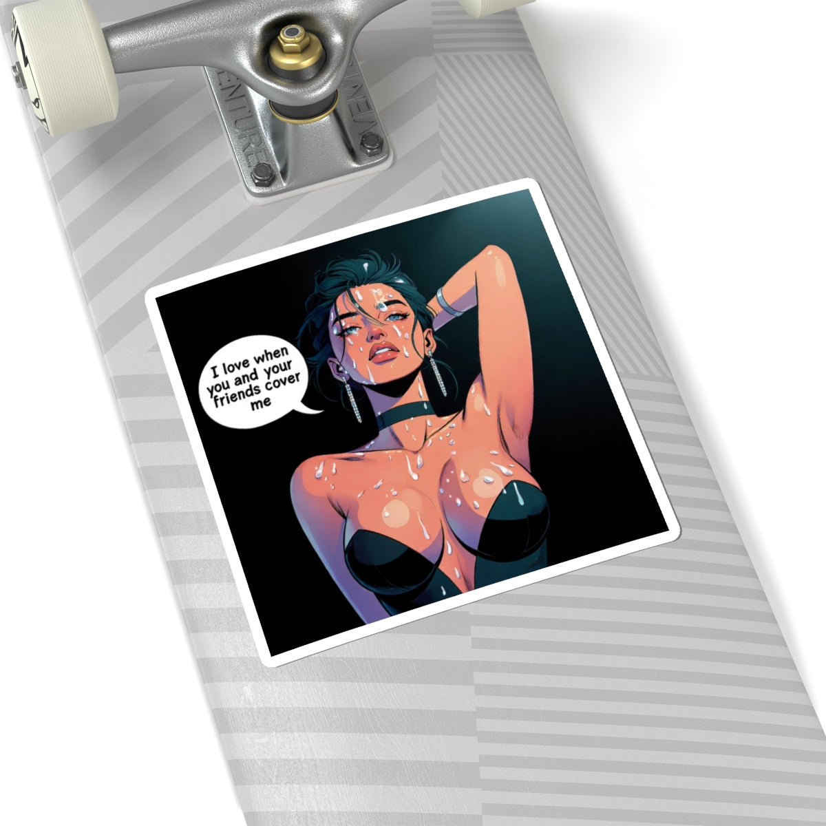 "Cover Me" Vixen | Kiss-Cut Sticker