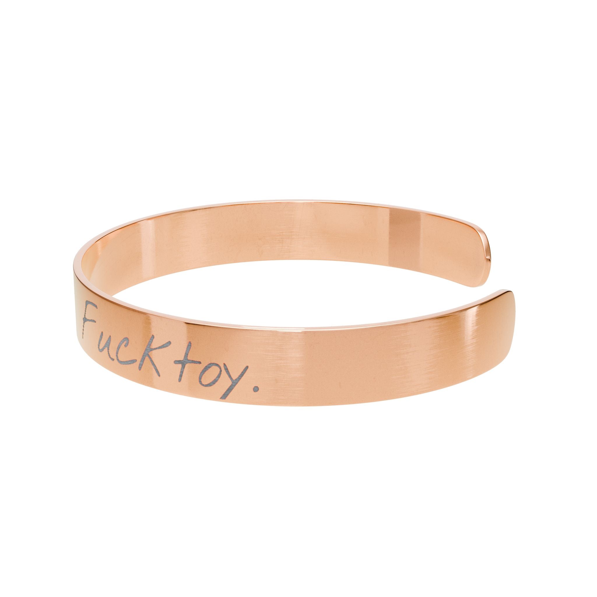 His Wife. Your toy | Engraved Cuff Bracelet