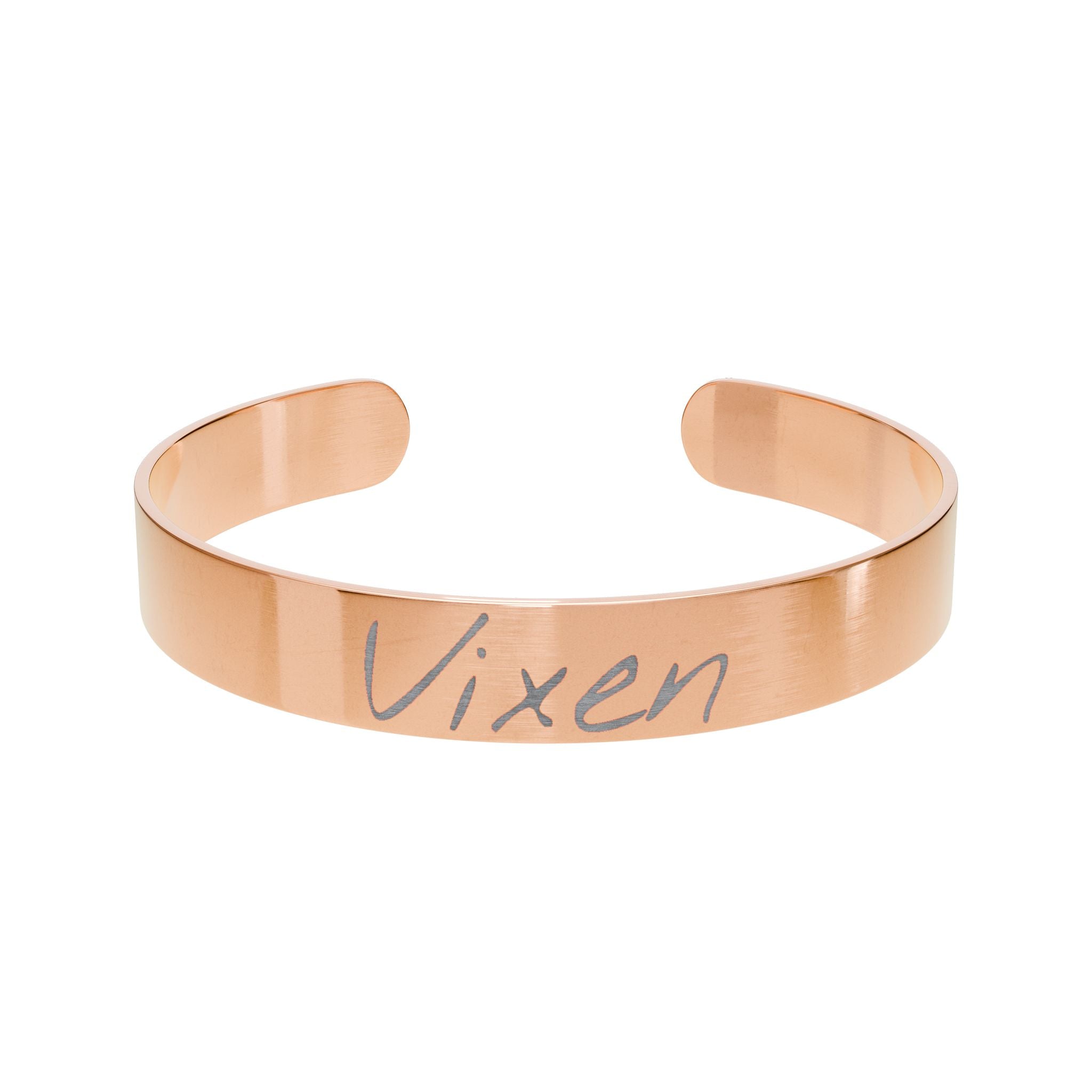 Stag & Vixen | Engraved Cuff Bracelets