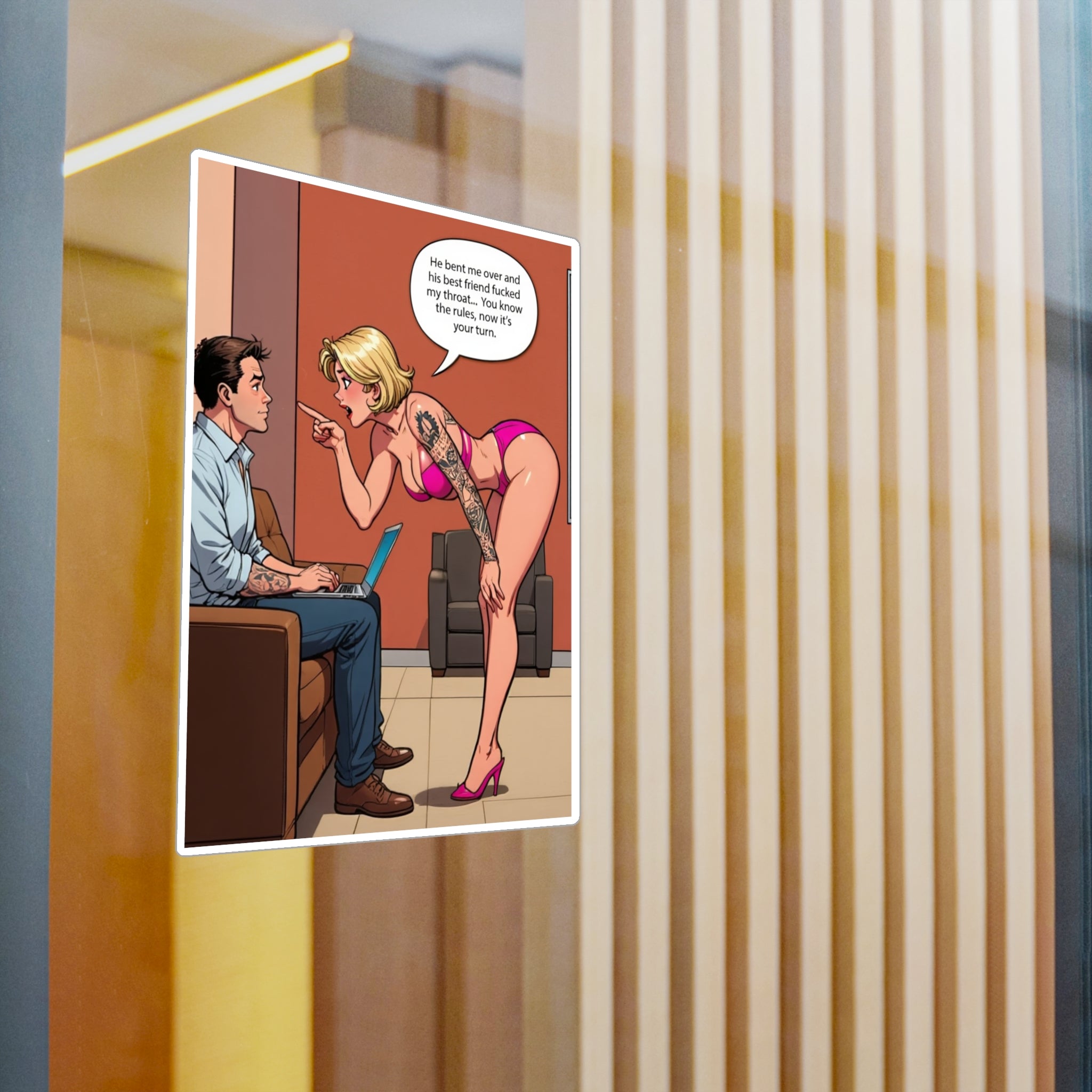 He Knows The Rules | Vinyl Decal